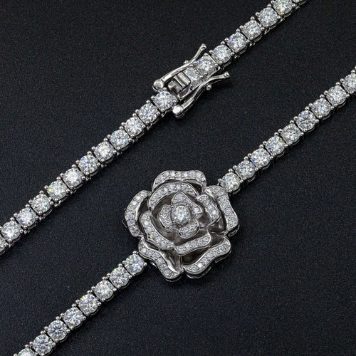 925 Silver Heart & Rose Necklace | Limited Edition
